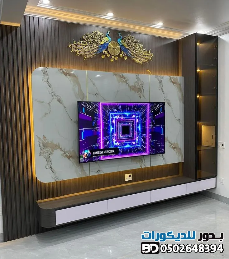 أفضل معلم ديكورات داخلية في الرياض: تركيب جبس بورد وشاشات بلازما مودرن 2026